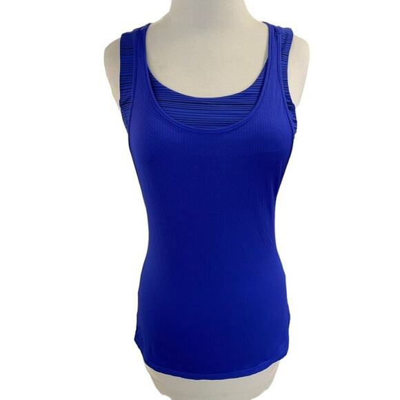 Lululemon Tops - XS Lululemon Built In Bra Tank Top Blue